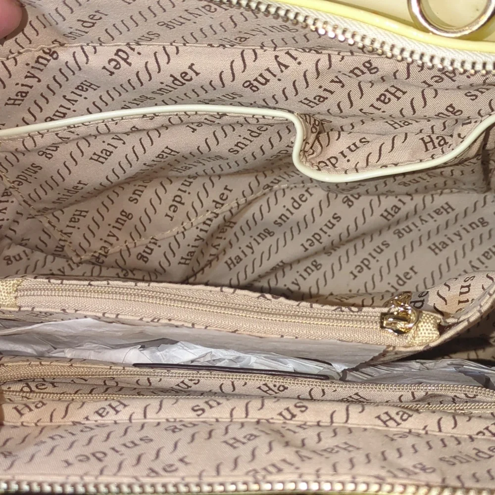 Floral Patent Top-Handle Handbag with Gold Hardware - Pink